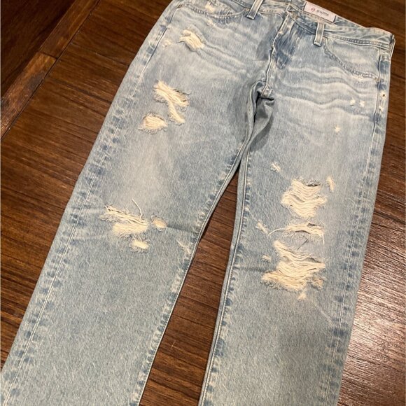 NWOT AG-ED Denim Men's 32x34 The Tellis Modern Slim Jean Distressed Ripped - Picture 5 of 11